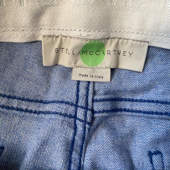 Stella McCartney Womens blue jeans low rise sz 27 made in Italy - Picture 4 of 8